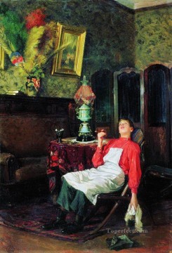 ロシア Painting - マスターなし 1911 ウラジーミル・マコフスキー ロシア